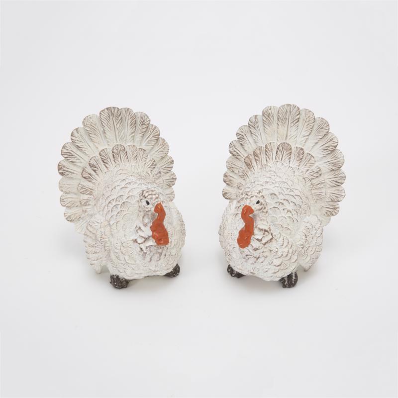 Gerson 2695770 Harvest Turkey Tabletop Decor, 5 inches