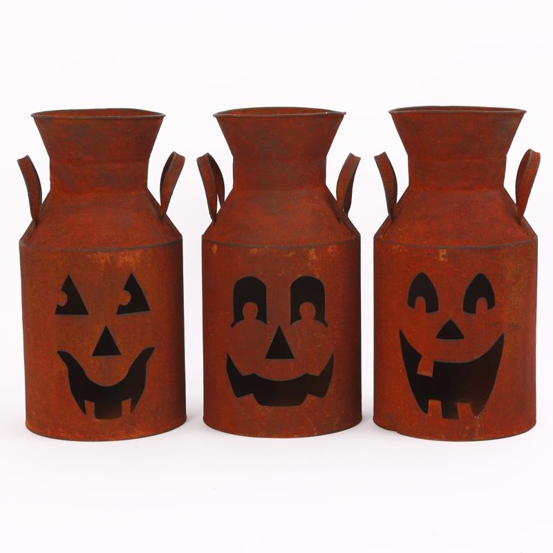 Gerson 2352600 Halloween Jack-O-Lantern Luminaries Pathway Decor, 15.5 inches