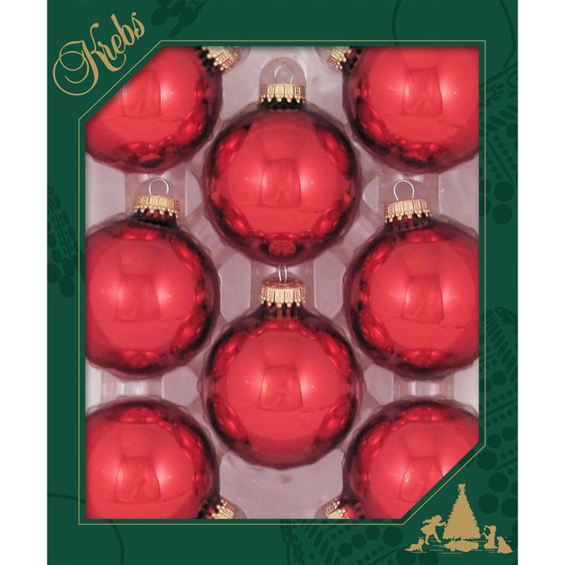 Christmas by Krebs CBK70159 Christmas Ball Ornament, Christmas Red