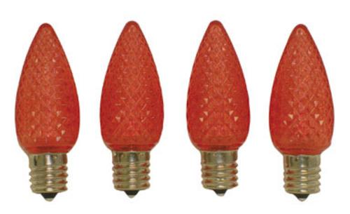 Celebrations UTRT4513 C9 Replacement LED Bulb, Red
