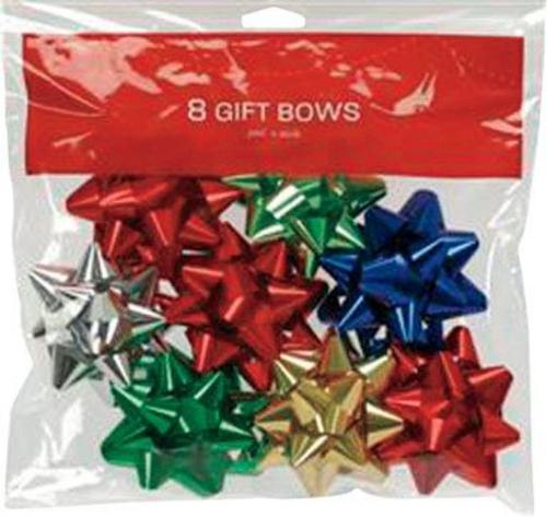 Berwick 14101829-BG08 Large Traditional Star Bows, 8 Count