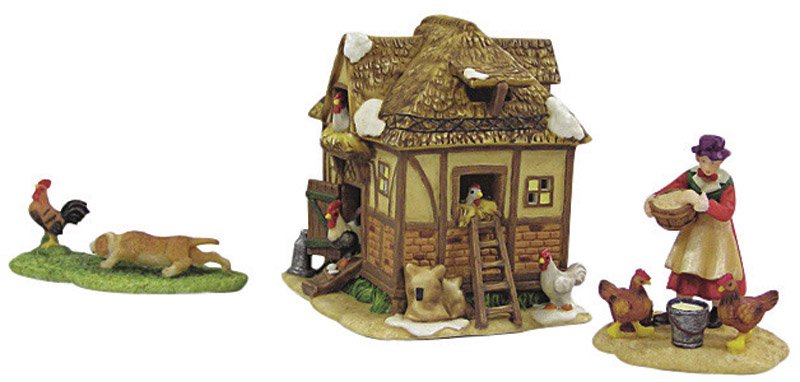 Heartland Valley K1582 Farm Animal Shed Set, 3''