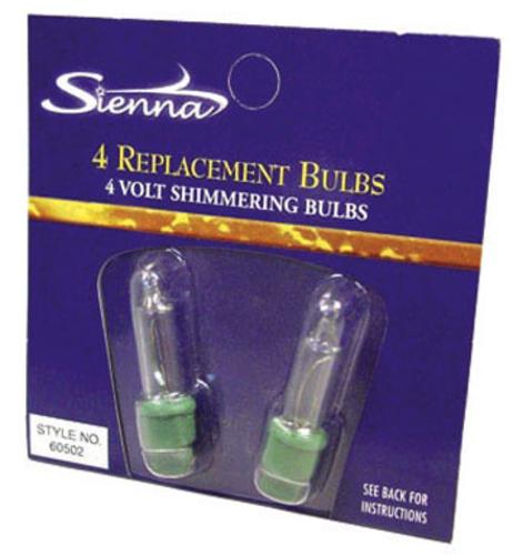 Sienna T1RY21A2 Mini Random Twinkle Replacement Bulbs, Clear