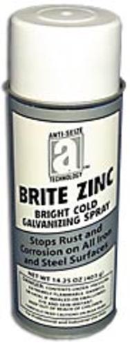 Anti-Seize 17044 Brite Zinc Cold Galvanizing Spray Bright Silver 14 Oz