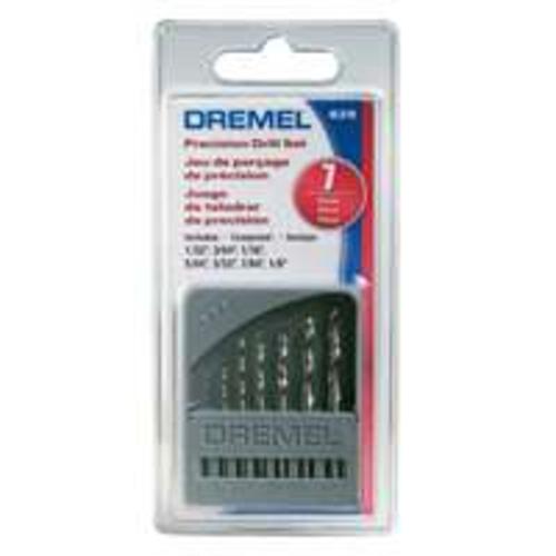 Dremel 628-01 Dremel Drill Bit Set, Rotary Tool, 7Pc