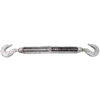 Southern Wire 9HH500X09 Galvanized Hook/Hook Turnbuckle, 1/2"X9"