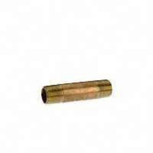 Anderson Metal 38300-0450 Brass Pipe Nipple 1/4"X5"
