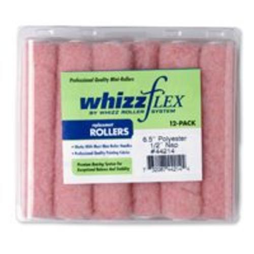 Worktools 44214 Whizzflex Nap Polyester Clamshell, 1/2" X 6.5", 12/Pack
