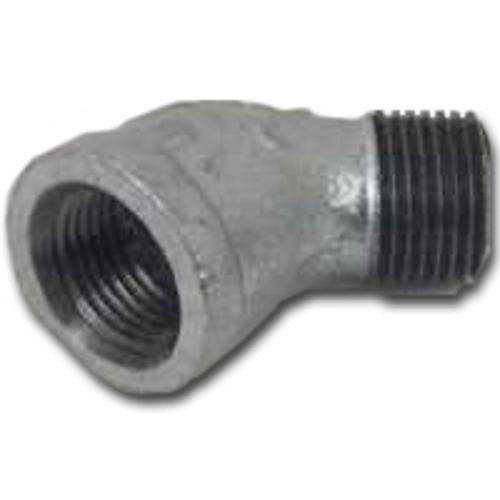 buy galvanized elbow 45 deg street at cheap rate in bulk. wholesale & retail bulk plumbing supplies store. home décor ideas, maintenance, repair replacement parts