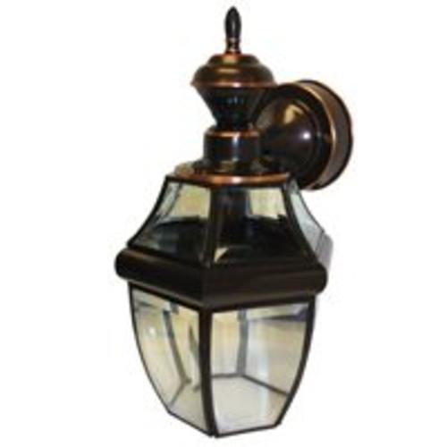 Dualbrite SL-4166-AC-A Antcopper Motion Sensr Lantern, Brass