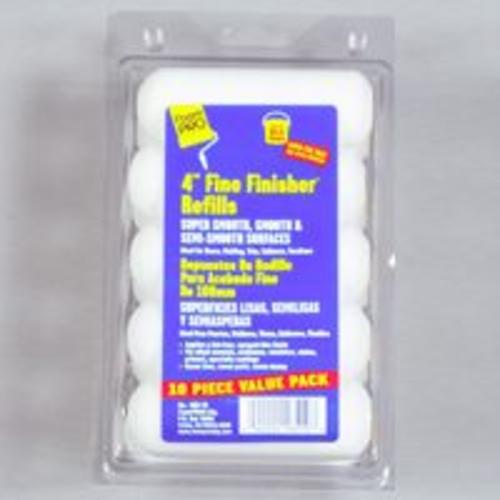 Foampro 165-10 Fine Finisher 4" Foam Roller Refills, Pk/10