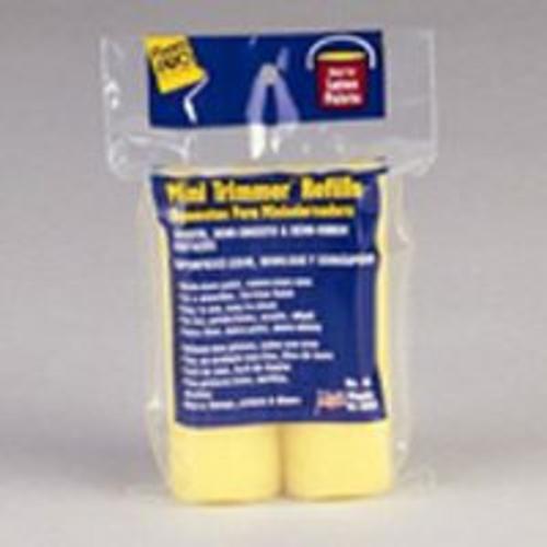 Foampro 65 Mini Trimmer 4" Foam Trim Roller Cover, Pk/2