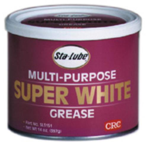 CRC SL3151 Super White Multi-Purpose Lithium Grease, 14 Oz