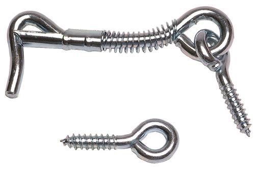 Stanley 750810 Safety Gate Hook & Eyes, 2-1/2", Zinc Plated