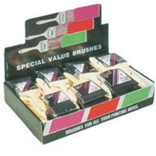 Linzer A3170 Polyester Wall Brush Assortment, 24 Piece