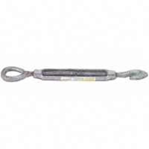 Baron 16-3/8X6 Galvanized Hook/Eye Turnbuckle, 3/8" x 6"