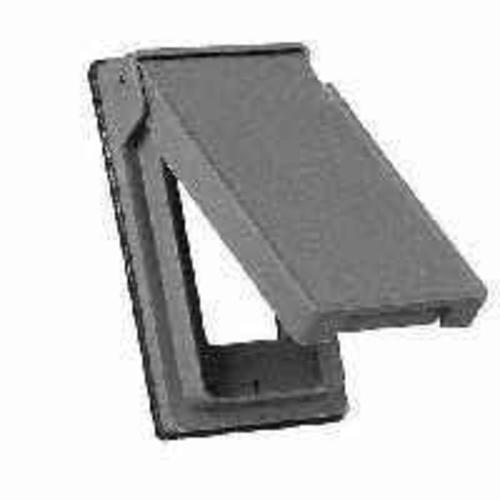 Cooper Wiring S2966 Vertical Outlet Weatherproof Cover, Gray