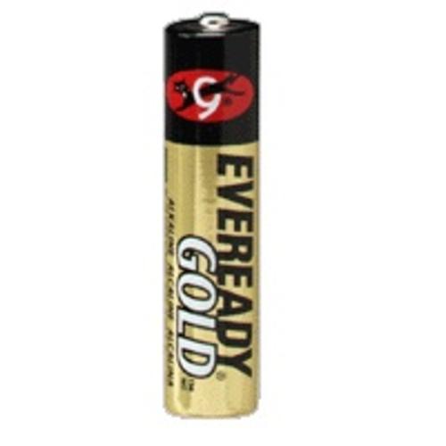 Eveready A92BP-8 Alkaline Battery, AAA, 1.5 Volt