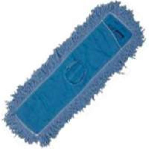 Rubbermaid J25500BL00 Blend Twisted Loop Dust Mop Head, 5" x 36", Blue