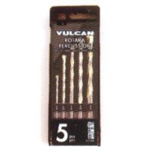 Vulcan 895240OR Percussion Drill Bit Set, 1/8"-3/8"