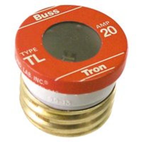 Bussmann TL-20 Time Delay Tl Plug Fuse, 20 Amp