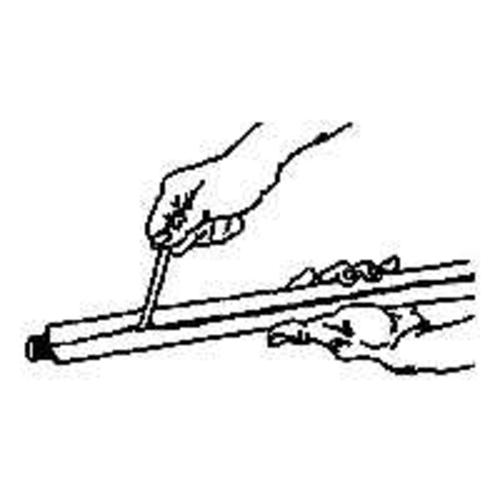 Quick R Products 07812T Pipe Insulation 3/4Cx1/2 Wallx6'