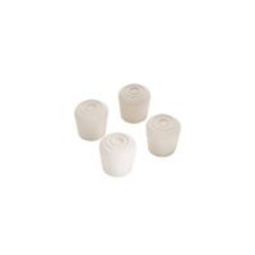 Mintcraft FE-50646 Round Rubber Furniture Leg Tip, 1-1/8" - White