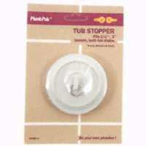 Plumb Pak PP22004 Fit All Sink & Tub Stopper, White