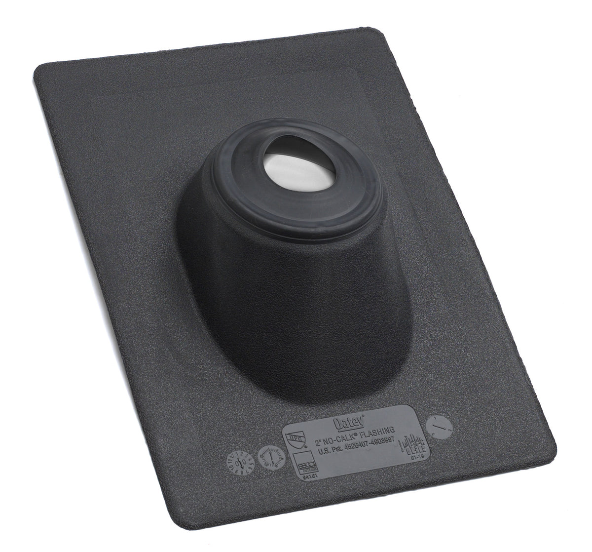 Oatey 11888 Base Roof Flashing, 2", Thermoplastic