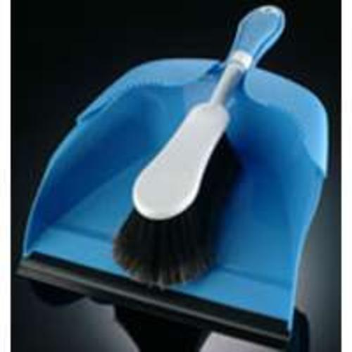 Quickie 410TRIRM-9 Dust Pan & Brush Set, Plastic