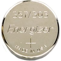 Energizer 357BPZ Watch/Calculator Battery, Button Cell, No Mercury, 1.55 Volt