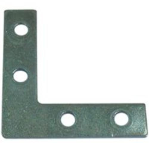 ProSource FC-Z015-01 Flat Corner Brace, 1.5" x 3/8", Zinc Plated