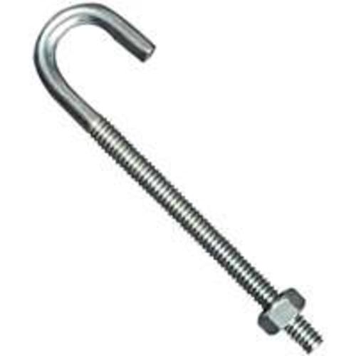 Stanley 232892 J Hook Bolts 1/4" X 4" -  Zinc Plated