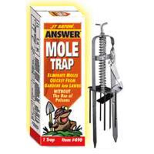 J.T. Eaton 490 Mechanical Solid Lid Answer Mole Trap, Up To 30 Mice, 2-7/8" X 6-1/4"