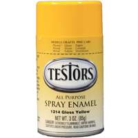 Testor 1214 Hobby & Model Spray Enamel Paint, 3 Oz, Yellow