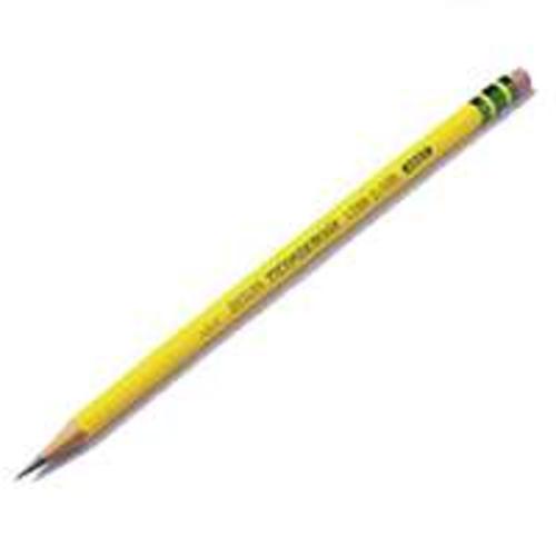 Dixon Ticonderoga 13883 No.3 Medium-Hard Yellow Pencil - Yellow
