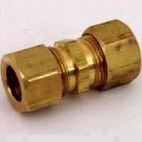 Anderson Metals 750062-04 Compression Fitting,1/4", Brass