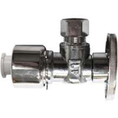 Plumb Pak PP2622POLF Push-On Quarter Angle Valve, 5/8" x 3/8"