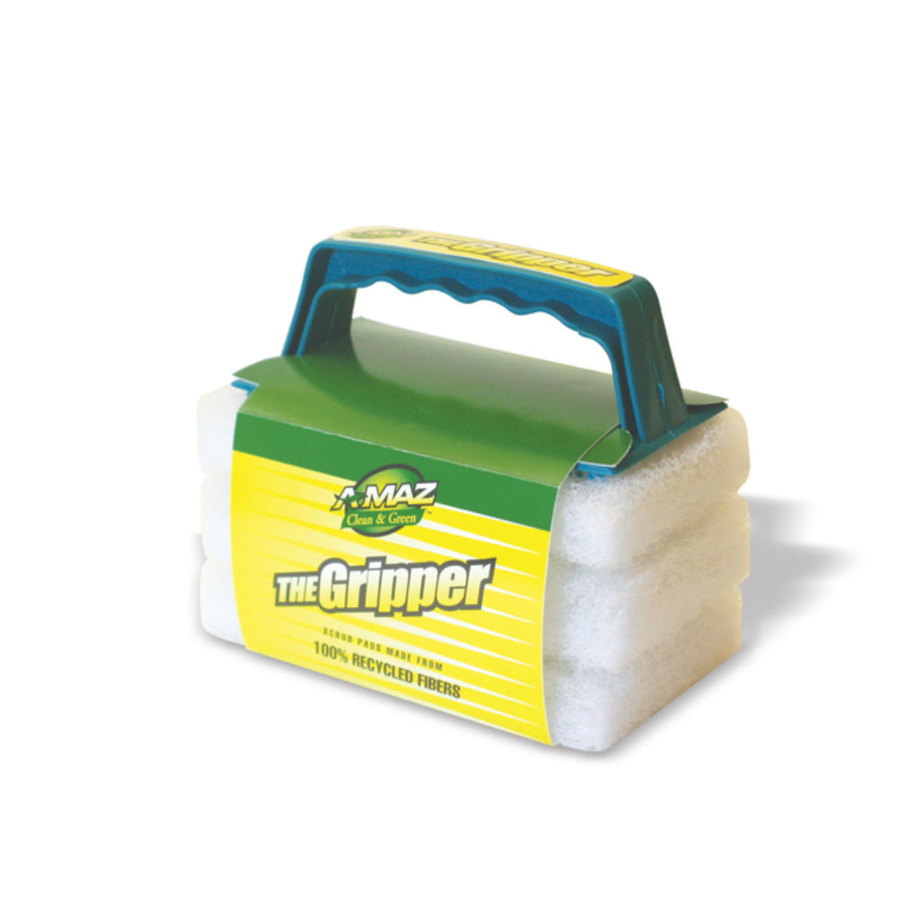 A-MAZ GRPS The Gripper Non-Scratch Scrubbing Pads, Pack of 3