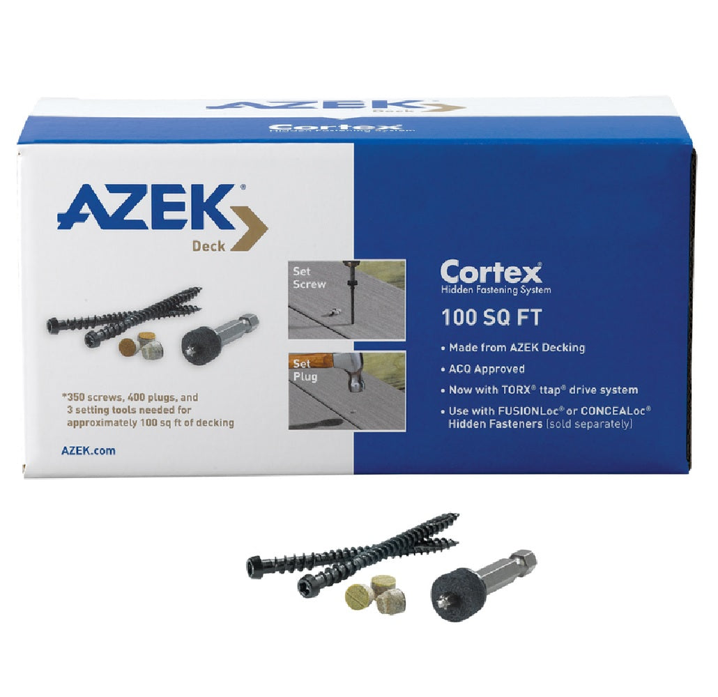AZEK AZCTX-100HRAC Torx TTAP Star Head Deck Screws, 2-3/4"