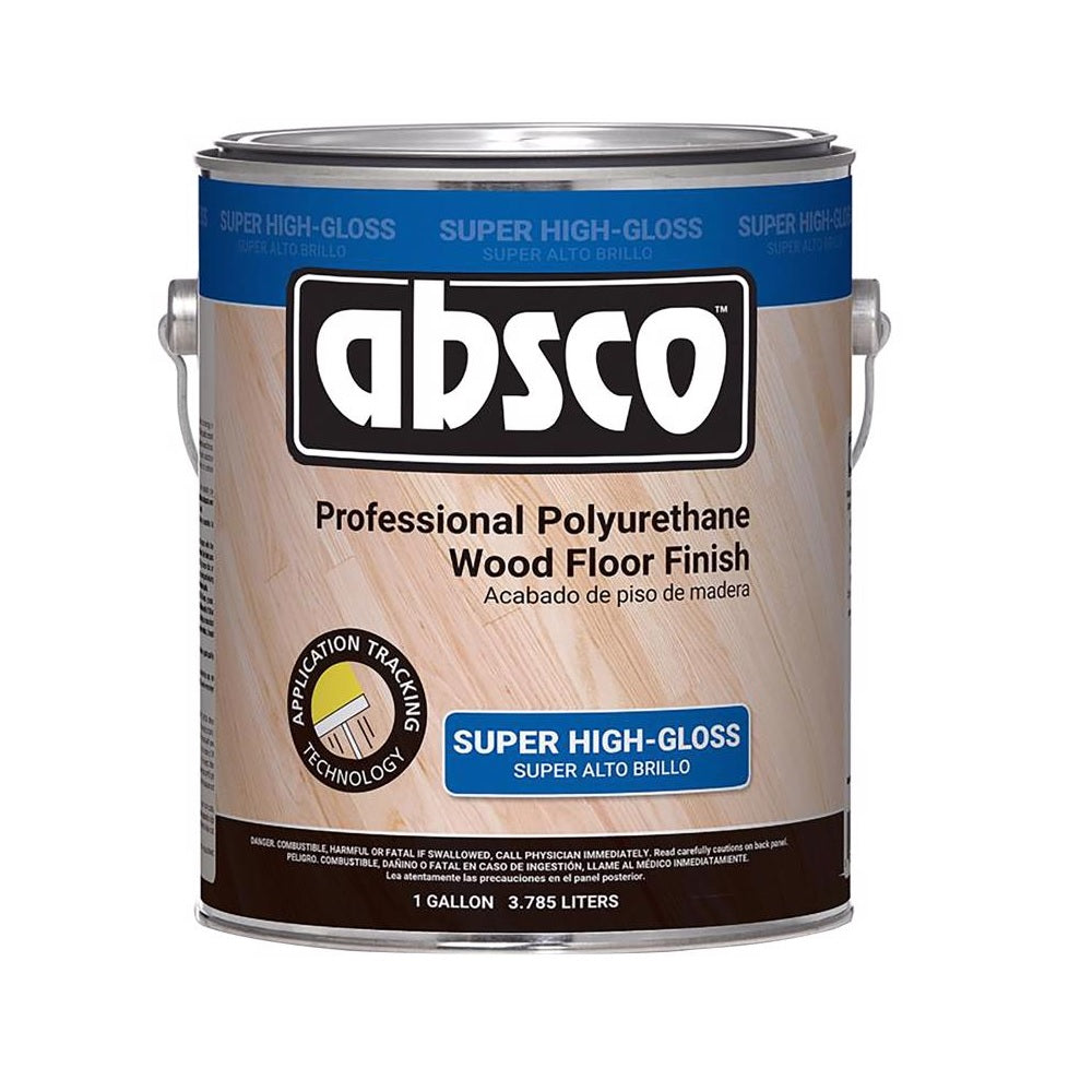 Absolute Coatings 56001 Super High-Gloss Wood Floor Finish, 1 Gallon