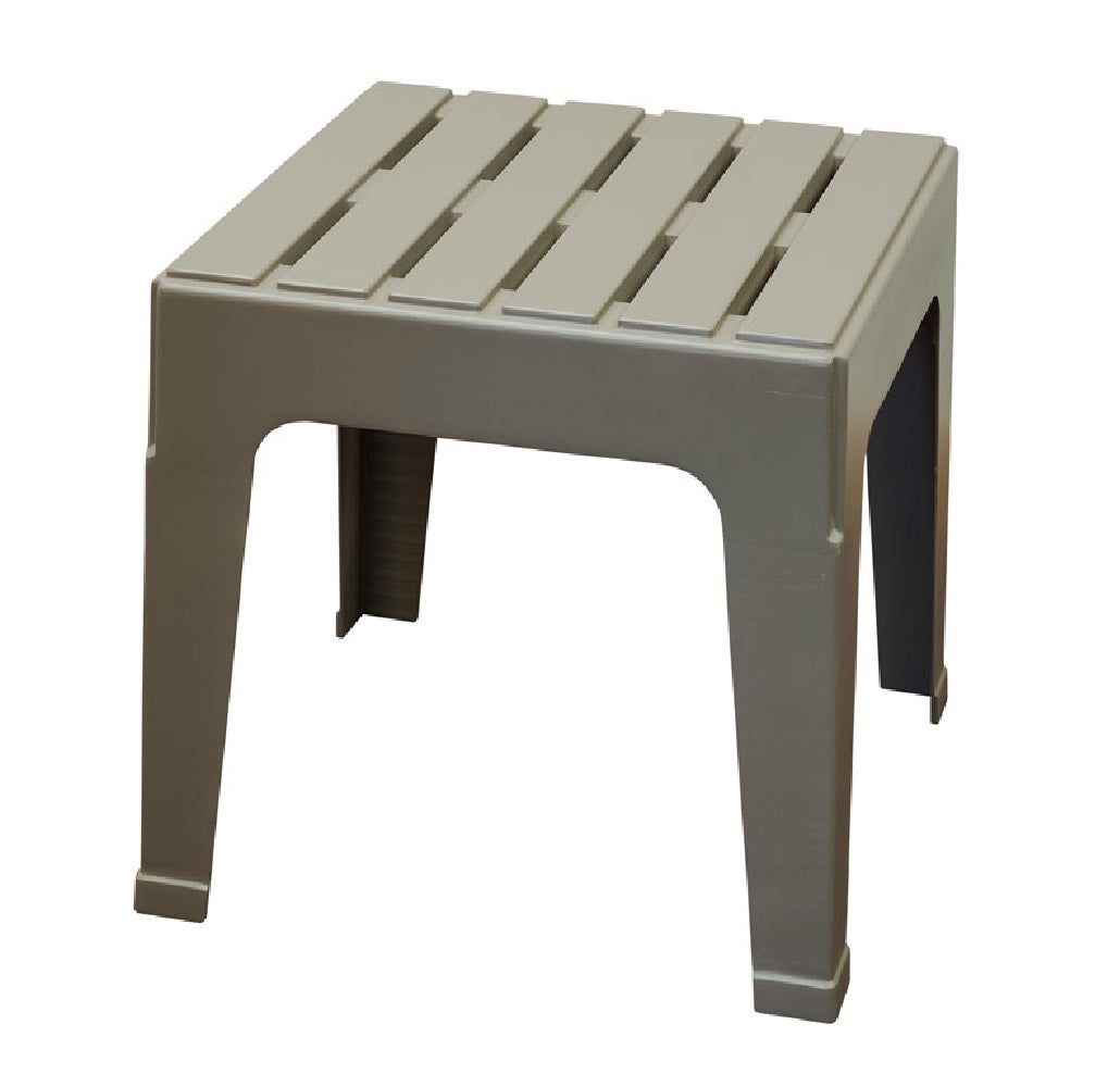 Adams 8090-13-3731 Big Easy Stackable Side Table, Grey