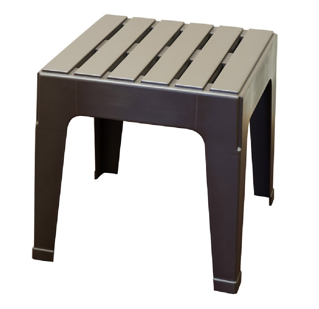Adams 8090-60-3731 Big Easy Stackable Side Table, Brown