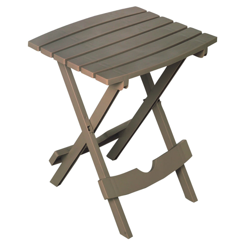 Adams 8510-96-3734 Quik-Fold Folding Side Table, Portobello