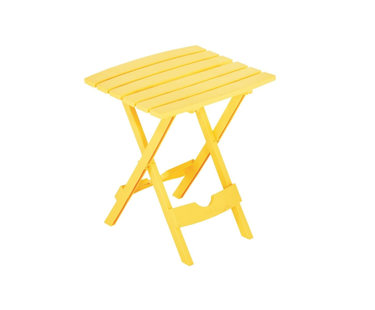 Adams 8510-19-3734 Quik-Fold Side Table, Yellow
