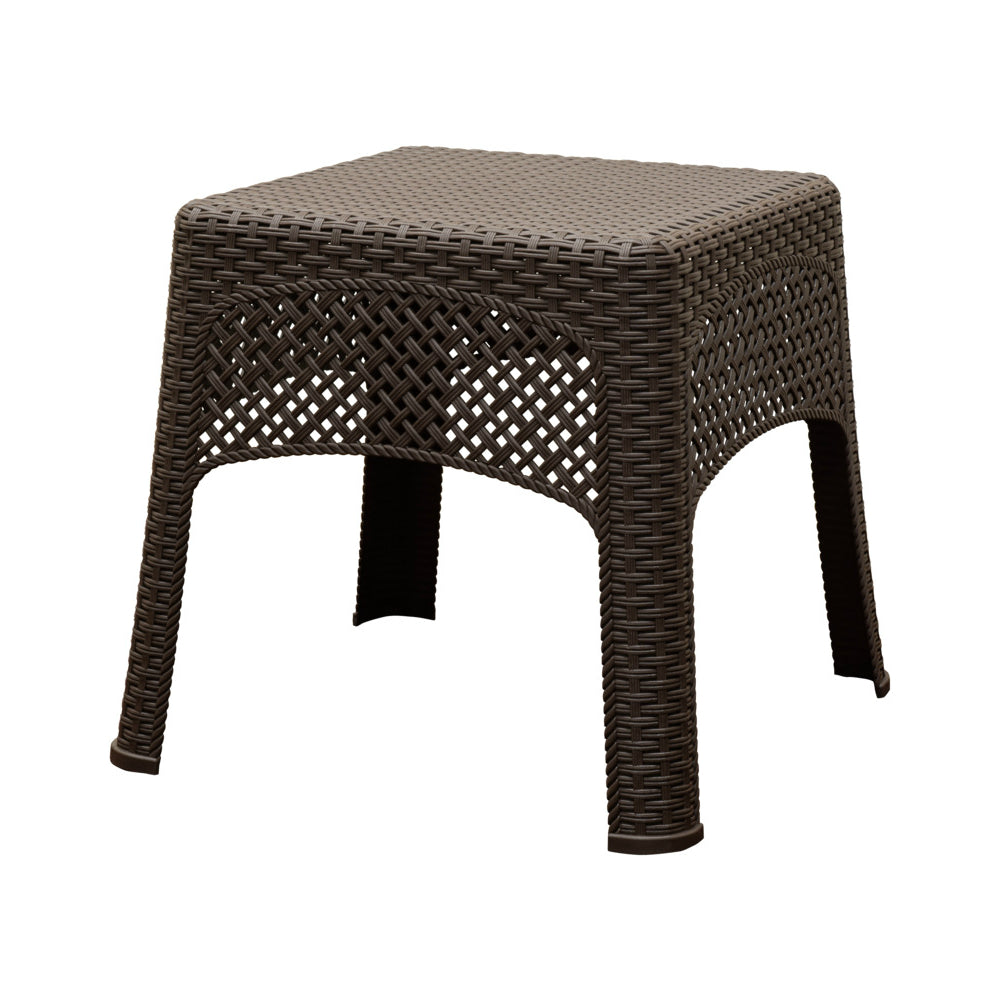 Adams 8071-60-3731 Woven Side Table, Brown