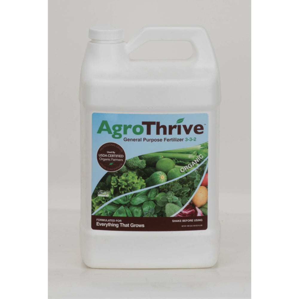 AgroThrive ATGP1128 General Purpose Organic Liquid Fertilizer, 1 Gallon