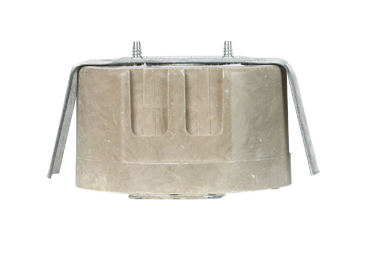 Allied Moulded H9338=ESGK FiberglasBox Outlet Box, 1 Gang, Beige