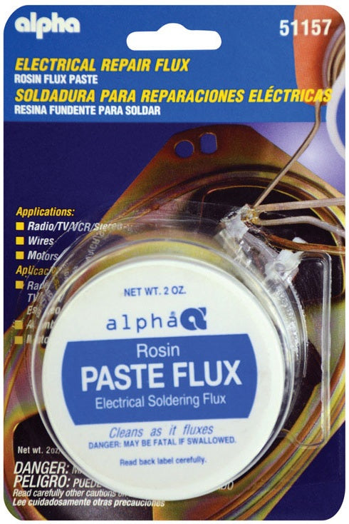 Alpha AM51157 Electrical Rosin Flux Paste, 2 Oz