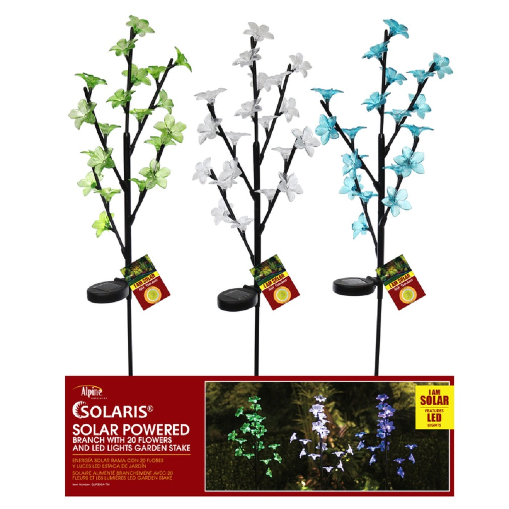 Alpine QLP800A-TM Solalris Flowering Tree Branch Garden Stake, Plastic